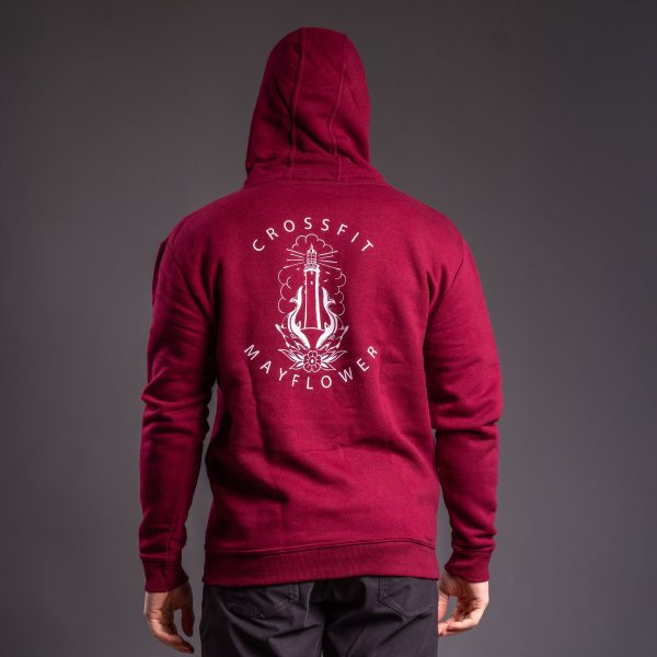 Mayflower Premium Hoodie Burgundy - Image 2
