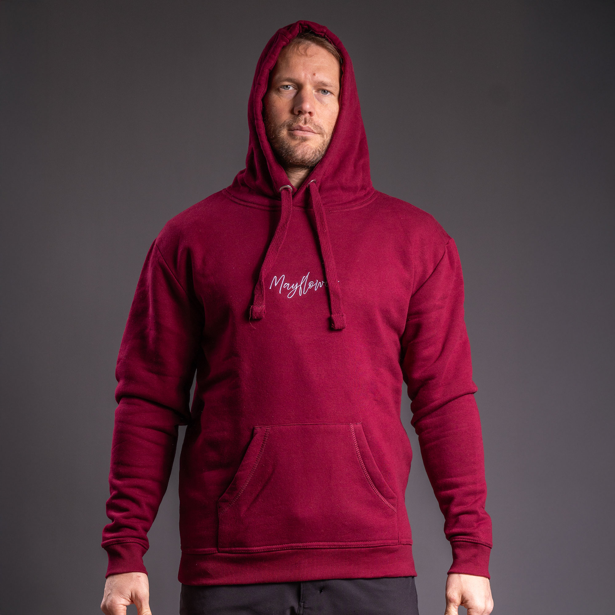 Premium-Hood-Maroon-Front