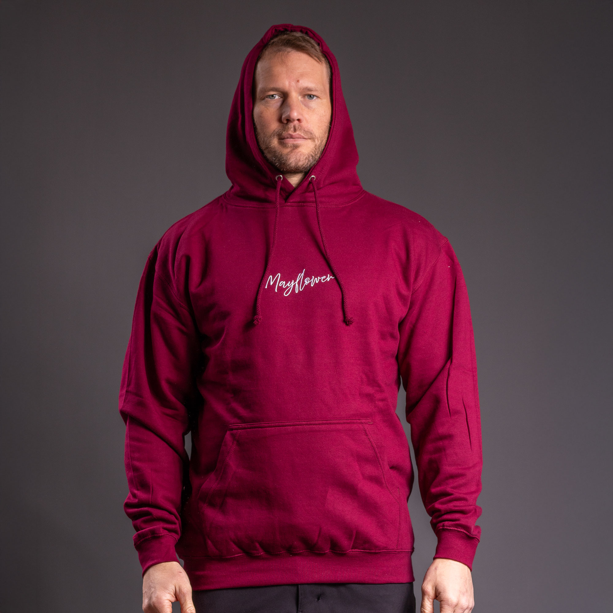 Standard-Hood-Maroon-Front